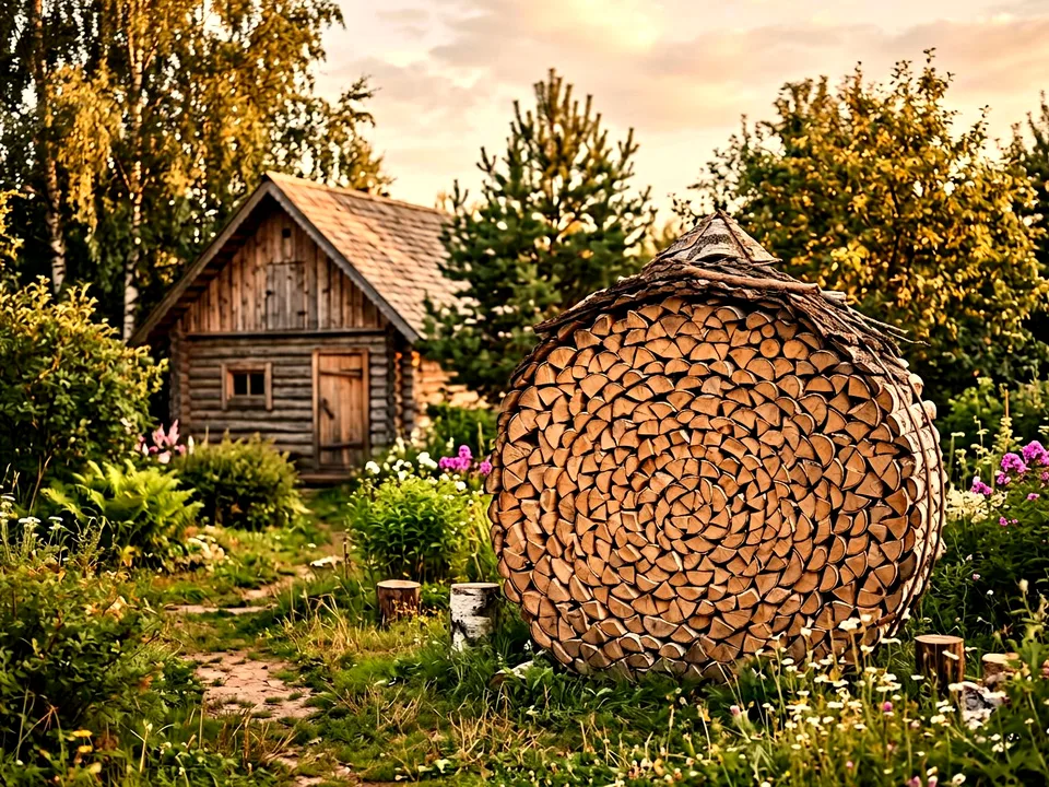Круговая поленница holzhausen, Петрозаводск, улица Садовая, 34